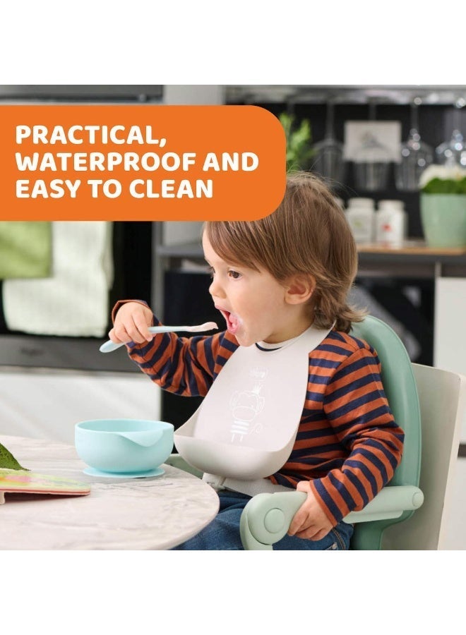 Chicco Easy Start Silicone Weaning Food Set 6m+, Pink - Image 5